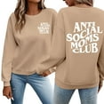 thumbnail image 3 of Women's Sweatshirts 2025 Anti Social Moms Club Sweatshirt Crewneck Drop Shoulder Pullover Tops Sweatshirt for Women, 3 of 7