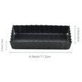 thumbnail image 4 of 16 Pcs Non-Stick Quiche Tart Pans Rectangle with Removable Bottom,Fluted Tart Tin for Fruit Pie Cake Biscuit Baking, 4 of 6