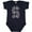 Navy Blue, variant on Inktastic Biking Bicycle Silhouette Girls Baby Bodysuit