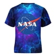 thumbnail image 5 of NASA T-Shirts for Boys Girls, Kids 3D Print Short Sleeve, Unisex Crew Neck Tee Shirts for Youth, 5 of 9