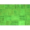 thumbnail image 1 of Ahgly Company Indoor Rectangle Patchwork Green Transitional Area Rugs, 4' x 6', 1 of 1