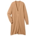 thumbnail image 2 of Woman Within Plus Size Perfect Cotton Duster Sweater, 2 of 6