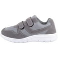 thumbnail image 5 of Mens Touch and Close Wide Fit Active Wear Exercise Sports Trainers Sneakers - Grey - US 11, 5 of 7