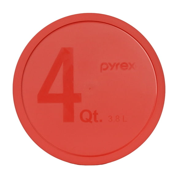 Pyrex - Red 4 Quart plastic Mixing Bowl Lid