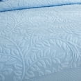 thumbnail image 3 of 3-Piece 100% Cotton Oversized Bedspread Set Coverlet Set Lightweight Quilt Set Embroidery Farmhouse Bedding Set T, 3 of 8