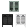 thumbnail image 6 of Sideboard Buffet Cabinet, 3 Tiers Coffee Bar Cabinet Kitchen Pantry Metal Accent Cabinets with 2 Doors and Shelf for Living Room Dining Room, 6 of 26