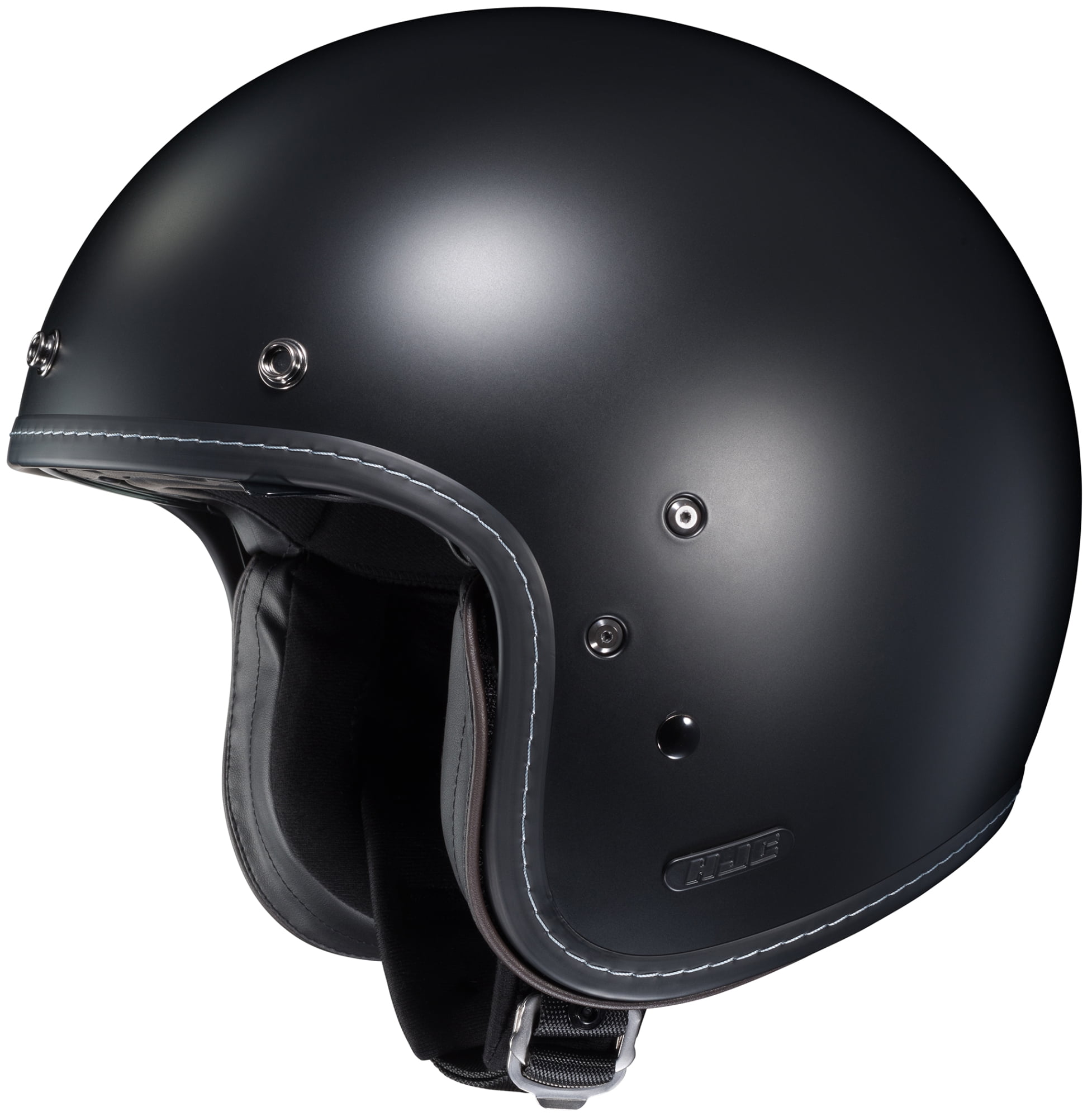 HJC CS-5 Open-Face Motorcycle Helmet Flat Black, XX-Small 