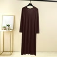 thumbnail image 2 of Maplenight Modal Nightgowns for Women Oversized Nightgown Long Sleeves Nightshirts V-Neck Full Length Sleep Shirts, 2 of 5