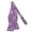 Purple Multi, variant on Men's English Paisley Pattern Traditional Freestyle Self-Tie Bow Tie - Brown Multi