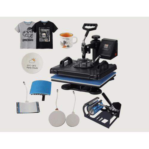 Details about   5 In 1 15" x15" Digital Heat Press Machine Sublimation for T-Shirt Mug Plate Hat 