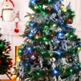 thumbnail image 3 of Christmas Prelit Tinsel Garland, 6.6 Ft Hanging Garland with Multicolored Battery Operated LED String Lights, Christmas Tree Decorations Wedding Party Supplies, 3 of 6