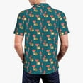 thumbnail image 4 of Daiia Frog and Mushrooms Pattern Men’s Polo Shirts,Solid Deck Shirt,Classic Fit, Breathable Cotton Polo for Casual and Sport Wear-Medium, 4 of 9