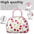 thumbnail image 4 of Cherry Print Lunch Box Women – Kawaii Red Fruit Design with Candy-Inspired Style, Leakproof & Reusable Tote, Aesthetic Art Pattern for Office or School Meals, 4 of 6