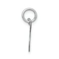 thumbnail image 2 of FB Jewels Sterling Silver Rhodium-plated Small Initial S Charm, 2 of 4