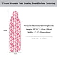 thumbnail image 6 of HELLHERO Kiss Print Stripe Ironing Board Pad Covers Elastic Fasteners Adjustable Fastener Fastener Straps Iron Board Cover Adjustable Straps Non-Slip, 6 of 6