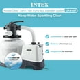 thumbnail image 5 of Intex QX2100 Krystal Clear Sand Filter Pump & Saltwater Systems with Electrocatalytic Oxidation for Above Ground Swimming Pools Up to 8500 Gallon Pools, 5 of 10
