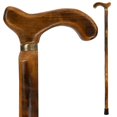 thumbnail image 1 of Bastón de madera Vive para hombres, mujeres y personas mayores. Punta de goma de un solo punto de 91 cm con mango de mimbre. Agarre ergonómico para mayor equilibrio y estabilidad. Producto ligero de a, 1 of 5