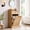 Natural, variant on Aitjunz Triple Tilt Out Laundry Hamper Cabinet with Drawer, Farmhouse Wood Storage Cabinet with Hidden 20-Gallon Laundry Basket for Bathroom and Laundry Room, Brown