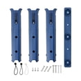 thumbnail image 4 of Soporte para caña de pescar de 3 tubos con tornillos de montaje para barco de remolque azul, 4 of 8