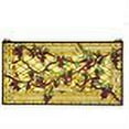 thumbnail image 2 of Meyda 17"W x 32"H Grape Diamond Trellis Stained Glass Window - 79789, 2 of 2