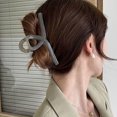 thumbnail image 4 of 1 Juego de pinzas para el pelo rizado de color gelatina, accesorios para el cabello con banda de cuero combinada, cola de caballo alta, 4 of 6