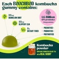 thumbnail image 4 of BoochBod - Probiotic Kombucha Gummy - Prebiotics, Probiotics, Postbiotics, Fiber Supplement, Slippery Elm, Dandelion Root, for Bloating, Gut Health - For Women and Men - Lemon Lime, 4 of 7