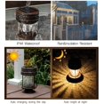 thumbnail image 3 of FloreceBien Linterna solar – Luces solares colgantes al aire libre – 1 paquete de linternas LED impermeables con energía solar, diseño vintage para paisaje, patio, jardín, camino, playa, decoración, 3 of 7