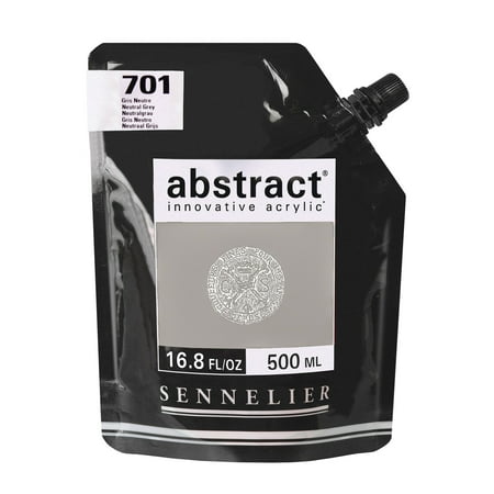 UPC: 3046450041917 | Sennelier Abstract Acrylics Satin 500ml Neutral Grey