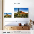 thumbnail image 4 of Elephant Stock Sonoran Desert Wall Art - Horizontal Canvas Wall Art - Living Room Wall Decor - Nature Canvas - Green And Orange Decor - 24" x 16", 4 of 8