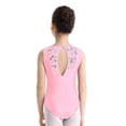 thumbnail image 3 of iEFiEL Girls Lace Splice Ballet Dance Leotard Cutout Back Gymnastics Jumpsuit, 3 of 7