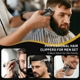 thumbnail image 7 of Professional Hair Clippers for Men, Low Noise Hair Cutting Kit, LED Display, Gifts for Men, Cordless Clippers and Trimmers Set, 7 of 7