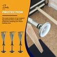 thumbnail image 6 of Kings Brand Furniture - Adjustable Height Center Support Leg for Bed Frame (Set of 3), 6 of 7