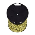 thumbnail image 4 of SmileyWorld Baseball Hat, Smiley Peace Eyes Adjustable Unisex Baseball Cap, Black, One Size, 4 of 5