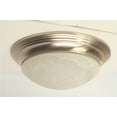 thumbnail image 2 of Royal Cove 563116 2-Light Brushed Nickel Flushmount Twist and Lock with Alabaster Swirl Glass, 2 of 2