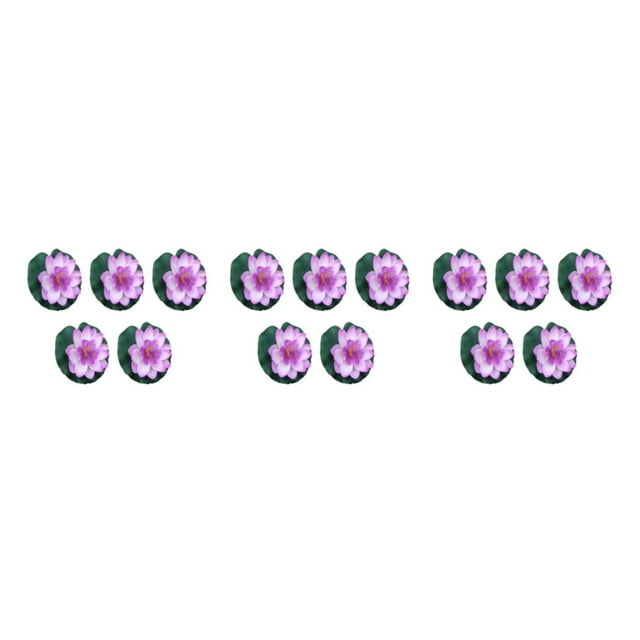 kurtrusly 5pieces Float Artificial Flower Wide Application Long-lasting Durability Easy light purple 3Set