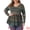 Orang Brown, variant on Women's Plus V Neck Stripe Peplum Knit Blouse 1X Blue