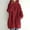 Red, variant on Tejiojio Jackets Women's Solid Color Hoodie Zipper Long Sleeve Sweatshirts Long Coat Tops With Pockets