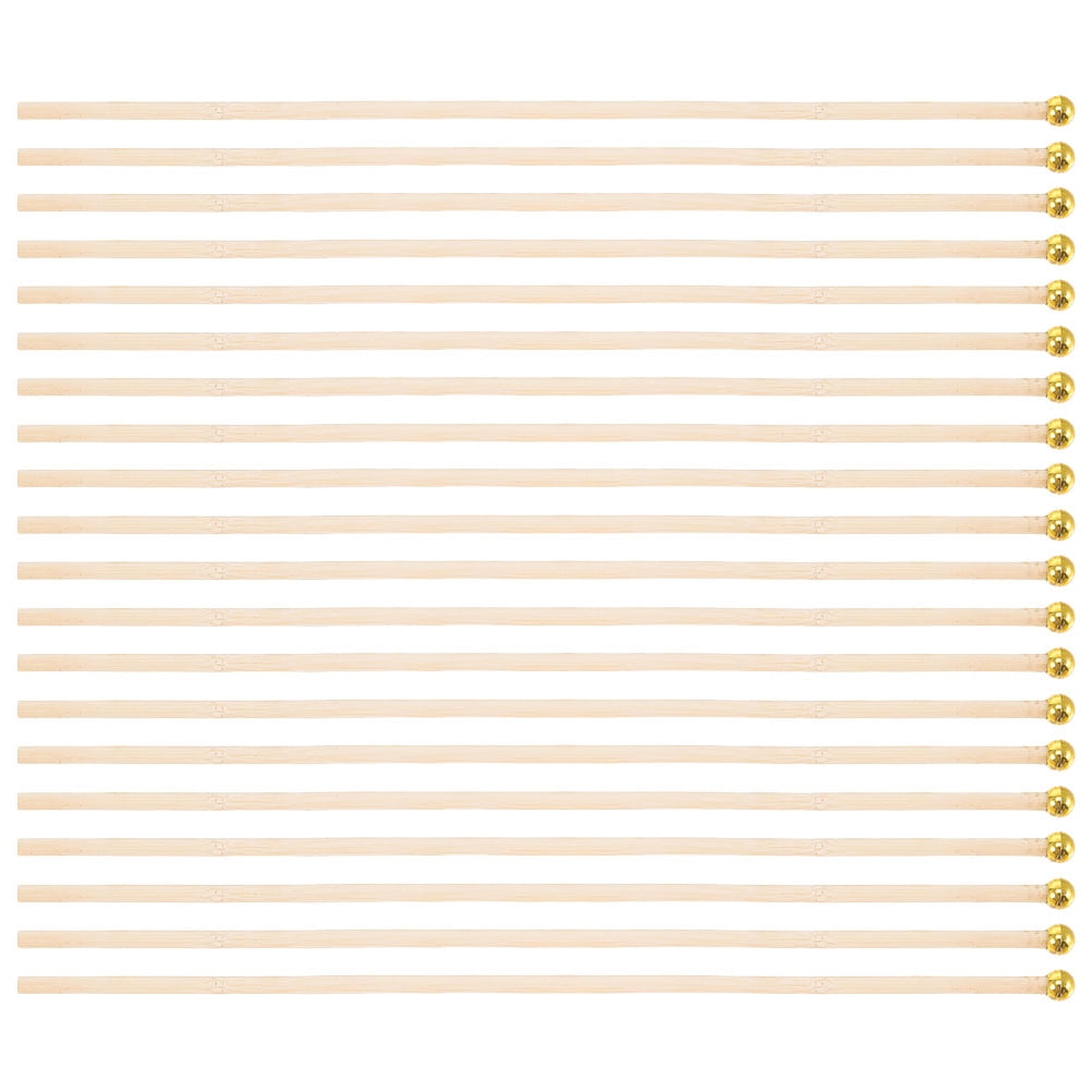 CATIEBYE Diy Flagpole Wood Flagpole Khaki 50Pcs