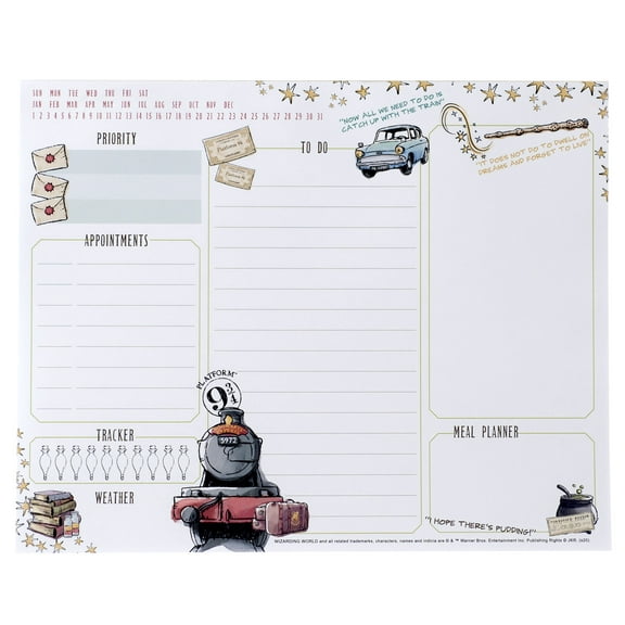 Conquest Journals Harry Potter Daily Planning Pad