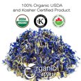 thumbnail image 2 of Organic Way Cornflower Petals Blue (Centaurea Cyanus) | Herbal Tea - European Wild-Harvest | Organic & Kosher Certified | Vegan, Non GMO & Gluten Free | USDA Certified | Origin - Albania (2Oz), 2 of 5