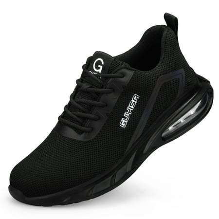 

Men s Women s Steel Toe Shoes Air Cushion Anti-Slip Steel Toe Safety Shoes Breathable Safety Shoes Lightweight Work Shoes
