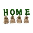 thumbnail image 1 of 4-Piece Set of Creativing Letter Simulation Bag Plant Pots-Home Accessories Set-Office Desktop Window Sill Bonsai, 1 of 8