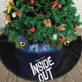 thumbnail image 3 of Falda para árbol de Navidad de Inside Out, suave y divertida, decoración navideña navideña de granja de 48", 3 of 4