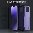 thumbnail image 4 of Funda para iPhone 14, doble capa de protección, a prueba de golpes, protección para pantalla y cámara., 4 of 5