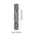 thumbnail image 3 of Nkmbld Halloween Table Runner, Black Lace Spider Web Table Cover for Halloween Fall Harvest Autumn Holidays Party Home Kitchen Dining Decorations, 3 of 8