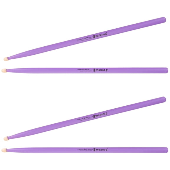 Masteelf 2 Pairs Maple Wood Drumsticks for Snare Drumming and Fitness Workouts Lightweight