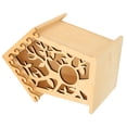 thumbnail image 4 of El diseño de patrones de hojas de árboles huecos de nidos de pájaros de madera agregará belleza a su jardín para manualidades en interiores y exteriores ANGGREK Otros, 4 of 8
