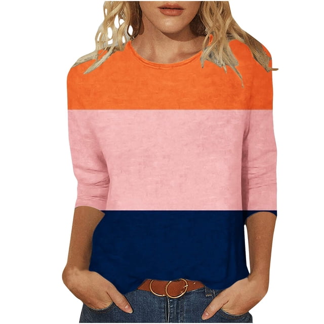 T-shirts d'Été pour Femmes Mode d'Été Slim à Nouer Col Rond Manches Courtes T-Shirt Femmes T-shirts d'Été pour Femmes Mode T-shirts pour Femmes pour l'Été