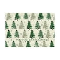 thumbnail image 5 of Todaioua Beautiful Christmas Placemats Set of 4, 12x18 Inch Xmas Trees and Snowflakes Winter Decor Place Mats Heat Resistant Washable Non-Slip Table Mat for Party Kitchen Decoration, 5 of 8
