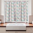 thumbnail image 2 of Ambesonne Animals Kitchen Curtains, Colorful Insects Bugs, 55"x39", Multicolor, 2 of 3